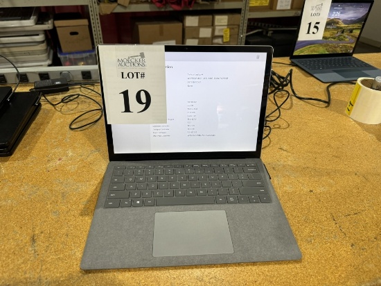MICROSOFT SURFACE 4 LAPTOP MODEL 1950