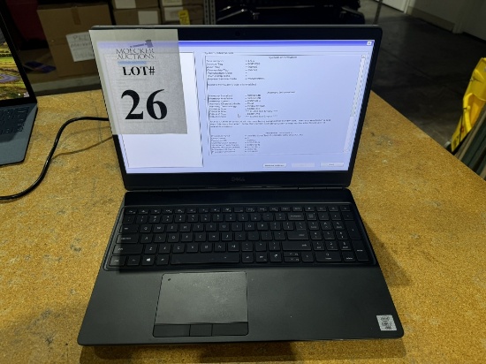 DELL PRECISION LAPTOP MODEL 7550