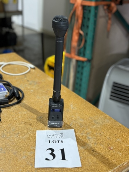 SONY F112 OMNI-DIRECTIONAL ENG HANDHELD MICROPHONE MODEL F-112