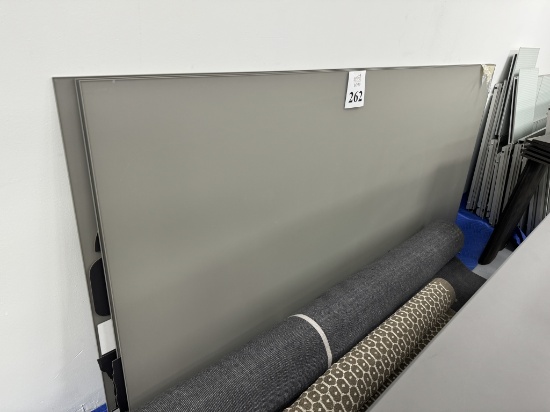 FROSTED GLASS PANELS (GREY) 1/4" THICK