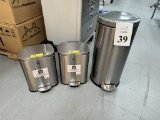 STAINLESS STEEL SOFT CLOSE GARBAGE CANS