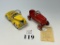 HALLMARK DIECAST PEDAL CARS