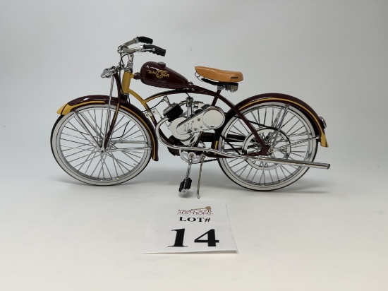 XONEX 1:6 SCALE DIECAST 1948 WIZZER MOTORBIKE