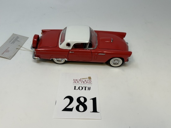 FRANKLIN MINT DIECAST 1956 FORD THUNDERBIRD