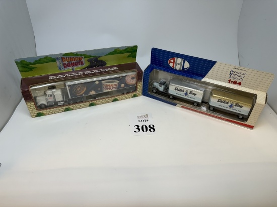 DIECAST TRACTOR TRAILER TRUCKS