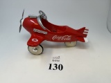 XONEX DIECAST COCA-COLA PEDAL PLANE