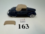 FRANKLIN MINT DIECAST 1939 FORD DELUXE CONVERTIBLE COUPE