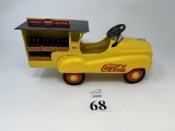 XONEX COCA-COLA DIECAST DELIVERY TRUCK PEDAL CAR