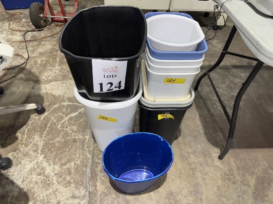 LOT CONSISTING OF (11) ASSORTED WASTE BASKETS
