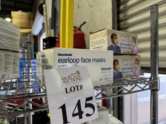 LOT CONSISTING OF (5) BOXES EARLOBE FACEMASK