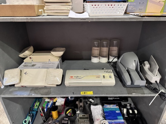 LOT CONSISTING OF ASSORTED OFFICE EQUIPMENT