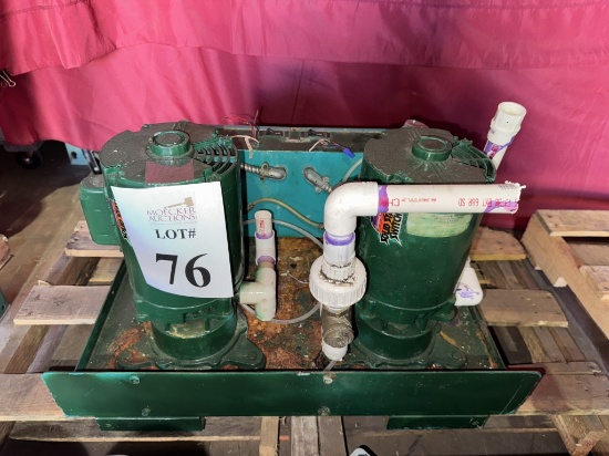ADP DENTAL VACUUM SYSTEM, MODEL UNKNOWN