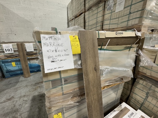 PALLET OF MATTINA MARRONE =SQ FT 587