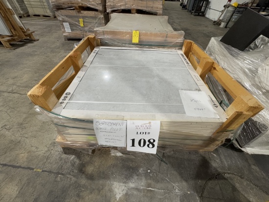PALLET OF SOFTCEMENT WHITE POLER =SQ FT 414