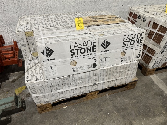PALLET OF FASADE STONE, CANELLA DIUNA =SQ FT 453
