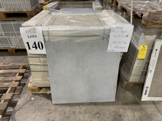 PALLET OF LUKKA GRIS RECT. =SQ FT 620