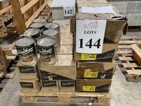 LOT OF (87) GALLONS OF VARATHANE