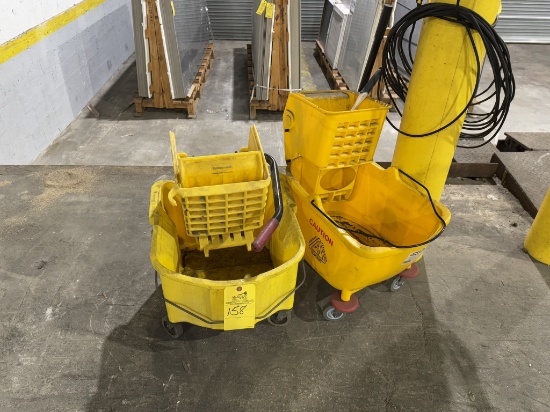 LOT OF (2) MOP BUCKETS