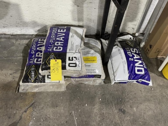 LOT OF (3) BAGS OF GRAVEL