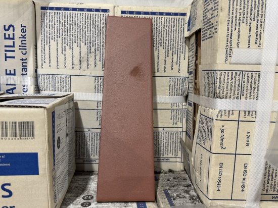 PALLET OF FASADE TILES (RUST) 168 CASES, 32 PCS.EA