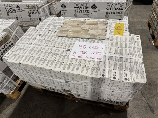 PALLET OF FASADE STONE, CANELLA DESERT =SQ FT 544