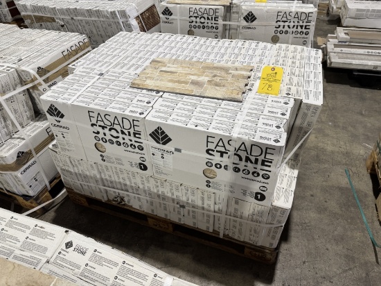PALLET OF FASADE STONE, CANELLA DESERT =SQ FT 545