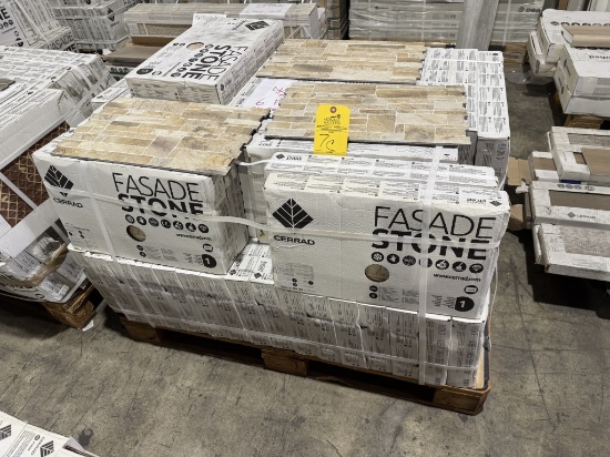 PALLET OF FASADE STONE, CANELLA DESERT =SQ FT 546