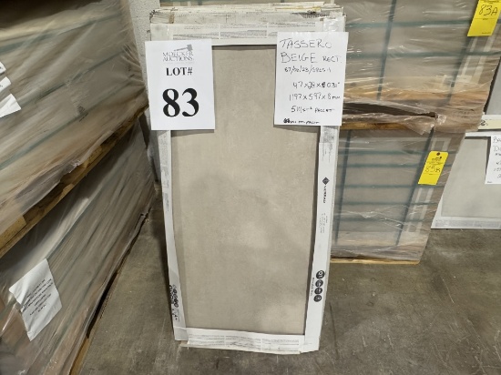 TASSERO BEIGE RECT =SQ FT 109
