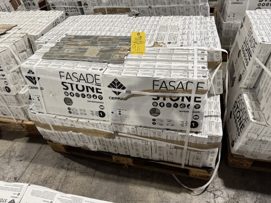 PALLET OF FASADE STONE, CANELLA DARK =SQ FT 453