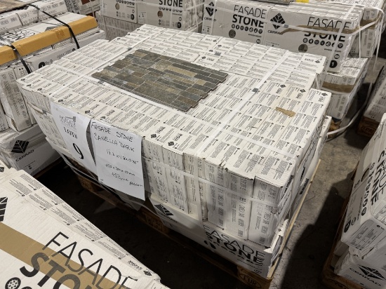 PALLET OF FASADE STONE, CANELLA DARK =SQ FT 453