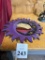 HANDMADE WOOD AND HAND PAINTED FRAME MIRROR