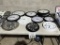 LOT CONSISTING OF ASSORTED WALL TIME CLOCKS