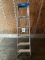 WERNER 6' ALUMINUM A-FRAME LADDER