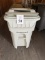 65 GALLON ROLLING TRASH CAN