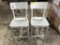 ALUMINUM BAR STOOLS