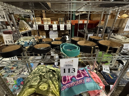 LOT CONSISTING OF ASSORTED WOMEN'S BELTS (11) PCS