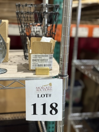 LOT CONSISTING OF BRUSHED STAINLESS STEEL MENU SIGN HOLDERS