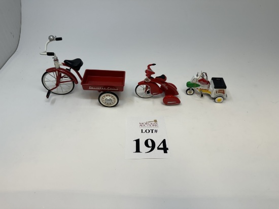 ASSORTED DIECASTS BIKES