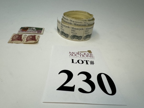 LOT CONSISTING OF (443) MOTORCYCLE 1913 5 CENT