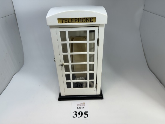 OLDE TYME PRODUCTIONS DIE CAST PHONE BOOTH WITH