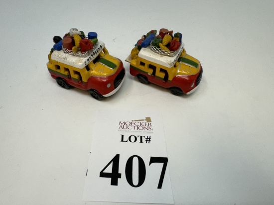 CARTAGENA PAIR CERAMIC CARS