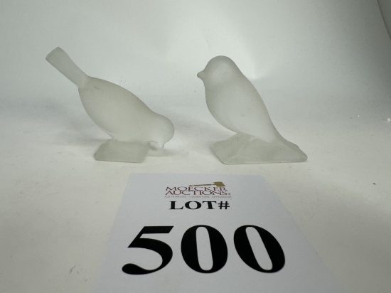 FROSTED GLASS BIRDS