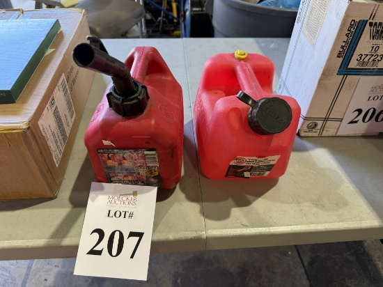 LOT CONSISTING OF ASSORTED GAS CANS 1 GAL. EACH