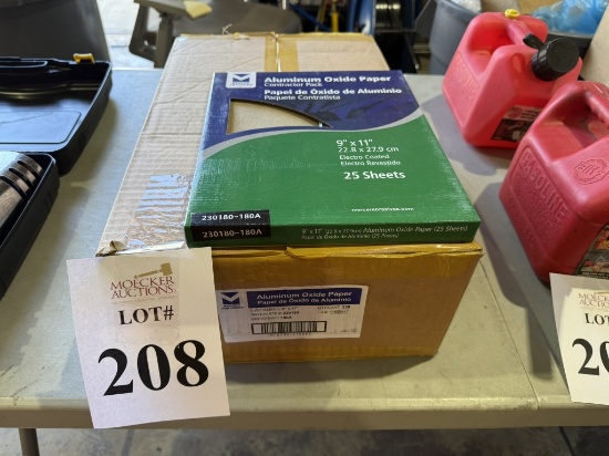 LOT CONSISTING OF MERCER ABRASIVES ALUMINUM OXIDE PAPER