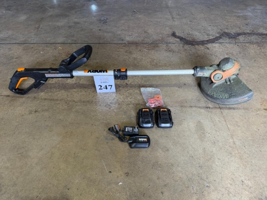 WORX 20V BATTERY OPERATED STRING TRIMMER