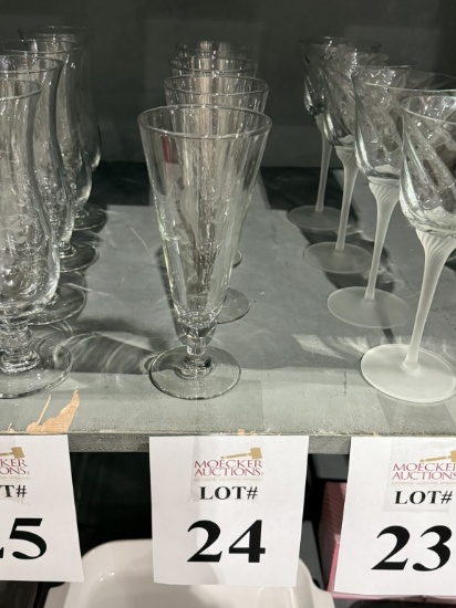 SET OF (4) PRINCESS HOUSE PILSNER GLASSES