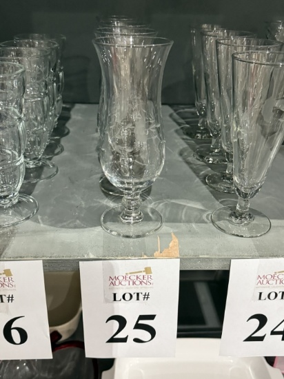 SET OF (4) PRINCESS HOUSE HURRICANE GLASSES