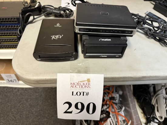 LOT CONSISTING OF iOMEGA REV-USB