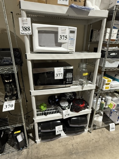 VENTILATED PLASTIC SHELVING UNIT