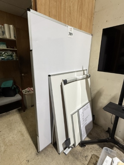 LOT CONSISTING OF ASSORTED DRY ERASE BOARDS
